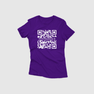 Baby Look Coletando Vidas QR